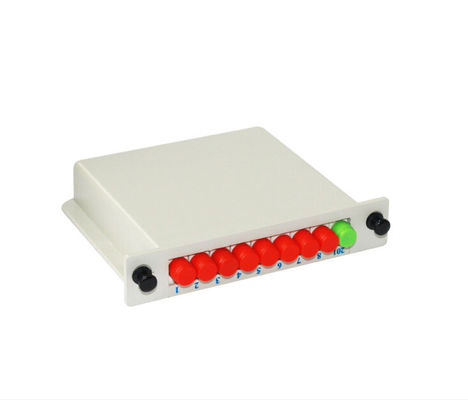 ABS-Material Glasfaserkassette mit geringem Einsetzverlust und 1X8/16/32/64-Kernen-PLC-Splitter LGX-Box