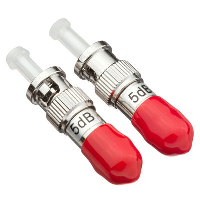 ST Weiblich-männlich optischer Dämpfer mit hoher Leistung von 1 Watt und Dämpfung von 1-30 dB für Anwendungen im Einzelmodus