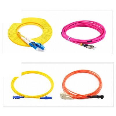 Hochdichte LC Simplex Glasfaser-Pigtail mit 0,9 mm engem Puffer und OS2 G652D SM für Rechenzentren