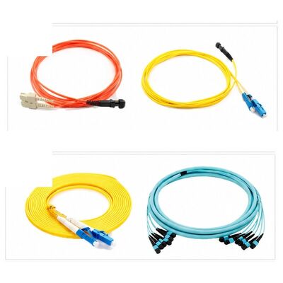 Vorgefertigte Breakout Glasfaser Pigtail LC SC OS2 G652D SM Fabrik Vorpoliert