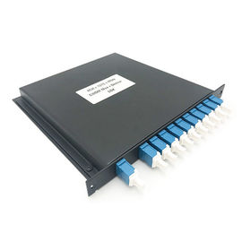 Hartes Modul der Metallkasten-Faser-Optikkomponenten-8 des Kanal-CWDM Mux Demux mit Verbindungsstück