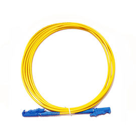 Faser-Optikverbindungskabel E2000 UPC schreibt Plastikkappe Simplexmonomode- 2,0 Diamter