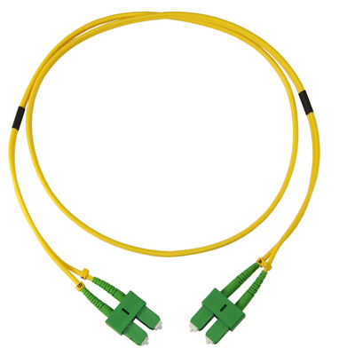 SC Green Connector APC Poliert Duplex Glasfaser Patchkabel für Fiber to the Home