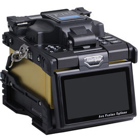Anti-Schock FTTx-Fusionsspleißgerät mit 6 Sekunden Spleißzeit, 160 – 900 µm Mantel-Durchmesser und 5800 mAh Li-Batterie