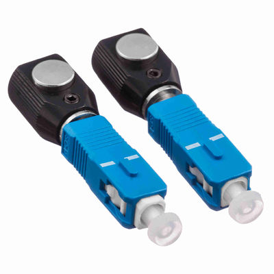 SC-Faseradapter für Schwarzmetall-Glasfaser für blanke Fasern mit >1000facher Haltbarkeit