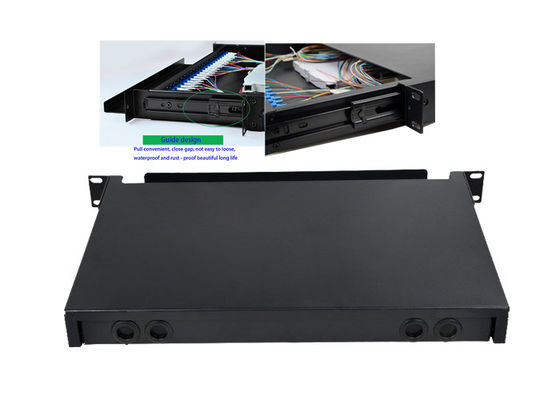 12 24 48 96 Port-Schiebefach-Typ Multimode-Faseroptik-Verteilerrahmen und Patch-Panel