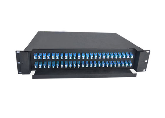 1U Rack Mount Fiber Optic Patch Panel mit 12-Kern-SC/FC/ST/LC-Spaltung für FTTH-Netzwerke