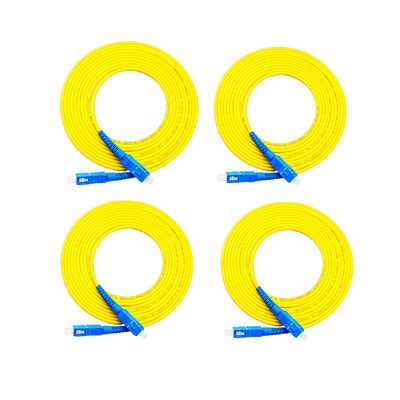 2.0mm Durchmesser LC-LC-Anschluss Panzer-Faseroptik-Pflasterkabel mit anpassbarer Länge