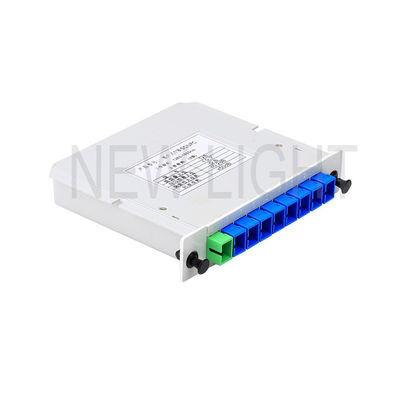 Low Loss Cassette Type Fiber Optic PLC Splitter mit Edelstahlrohr für FTTH-Netzwerke