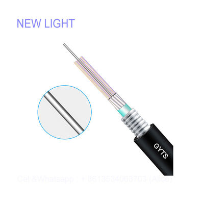 24-adriger GYTS Glasfaserkabel mit LSZH-Mantel für Freiluftanwendung