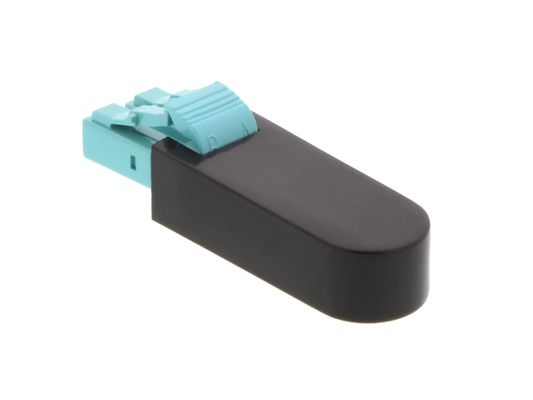 OM3-150 LC Glasfaser-Loopback mit 50/125µm Multimode-Kabel und ≤ 0,3dB Einfügedämpfung